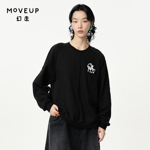 商场同款Moveup猫咪绣花