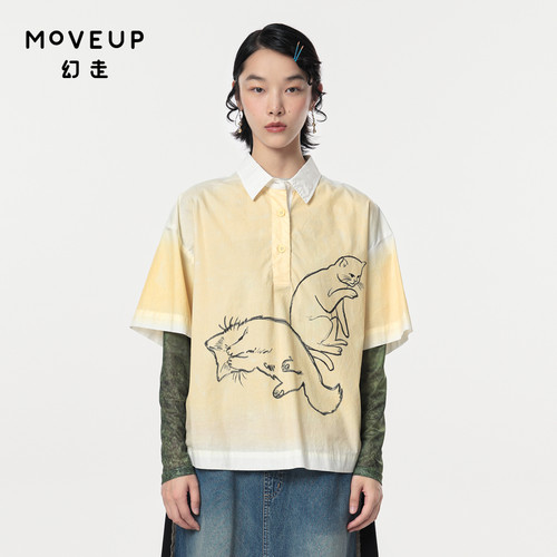 纯棉设计师Moveup幻走