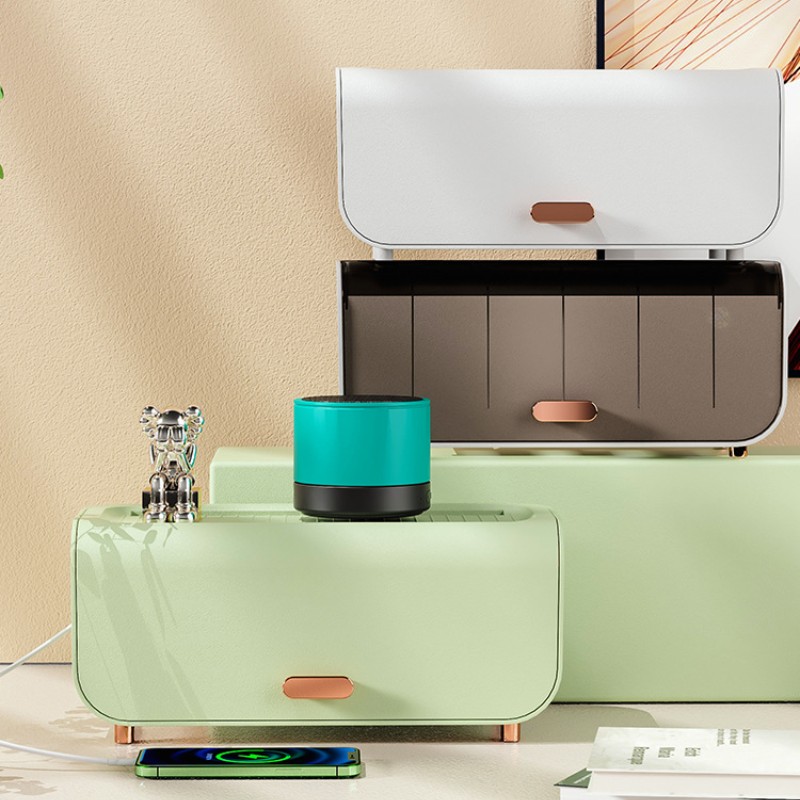 插线板收纳盒装饰遮挡电线整理线盒插座插排电源理线接线集线神器