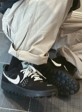 Nike耐克C1TY黑色低帮系带板鞋男子休闲防滑舒适百搭 FZ3863-006