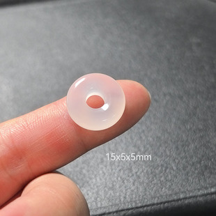 14-15-16mm玉髓卡环 古风饰品diy配饰玉石玛瑙圈圈甜甜圈平安扣