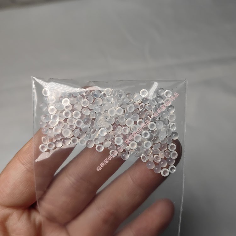 薄利多销尺寸齐全半圆戒面白玛瑙