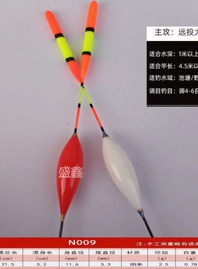 新款大头特粗纳米尾加粗醒目近视浮漂鲫鱼鲤鱼漂浅水深水库浮漂标