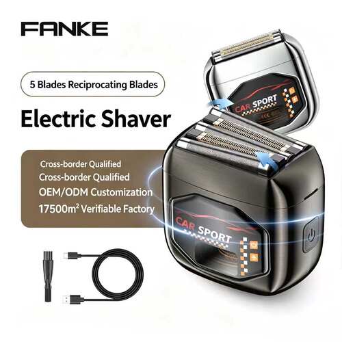 Wholesale Men's Foil Shave IPX7Waterproof Type-C Fast Charge
