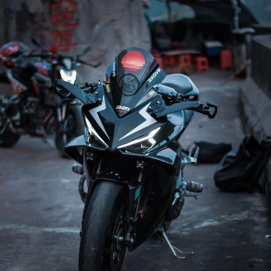 凯越321RR刺鸟250后视镜风刀风挡