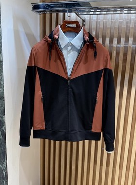 卡尔丹顿男装秋冬款连帽休闲套装夹克外套KABW11701专柜2680