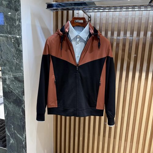 卡尔丹顿男装秋冬款连帽休闲套装夹克外套KABW11701吊牌2680