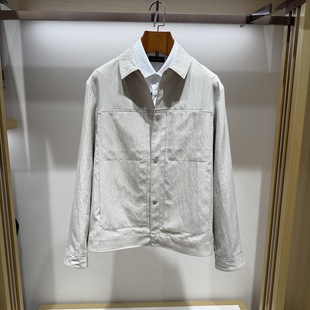 博斯绅威BOSSsunwen春夏新款休闲莱赛尔夹克外套M611J304专柜3380