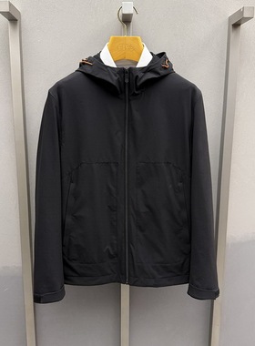 卡尔丹顿男装25春夏商务休闲连帽夹克外套KFCS11702FAB1专柜3380