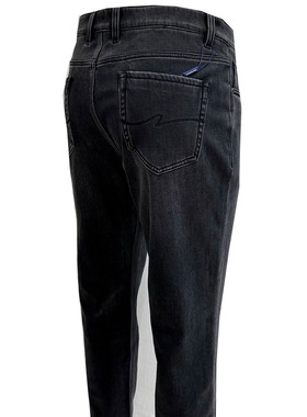 卡尔丹顿男装2024秋冬加绒休闲直筒牛仔裤AE5W02308专柜2380