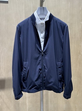 卡尔丹顿男装25春夏商务立领休闲夹克外套KFBS35106LAN6专柜2980