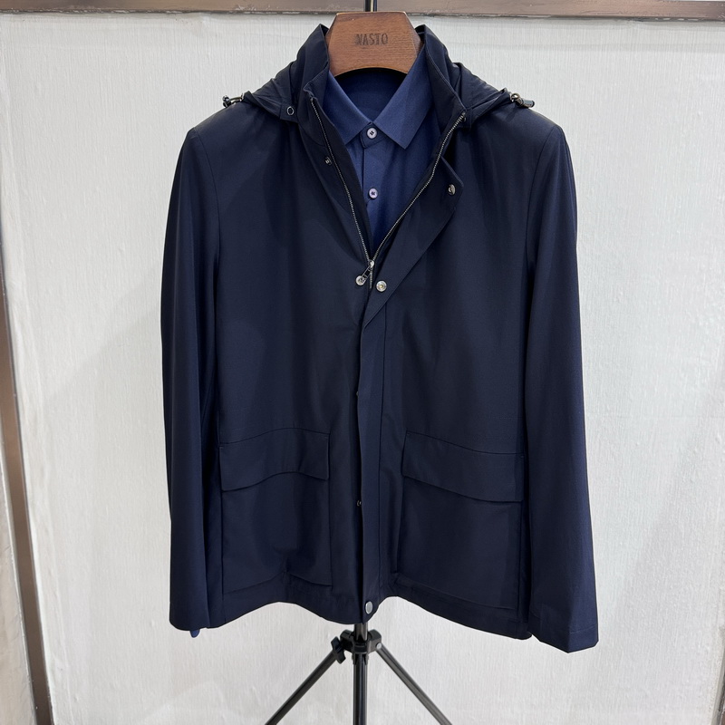 华斯度VASTO男装春秋连帽风衣休闲夹克外套21E102036专柜正品3986