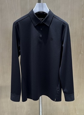 卡尔丹顿24秋冬翻领长袖T恤KEBW10517FAN6/KEBW10517FAC9吊牌2380