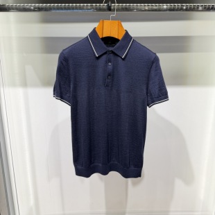 POLO衫 卡奴迪路正品 商务山羊绒短袖 春夏款 T恤8132303吊牌5980 男装