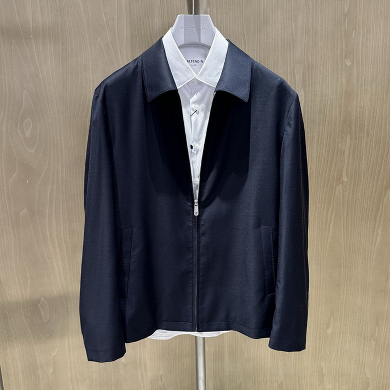 卡尔丹顿男装2024春季商务翻领夹克外套KEAS15115FAN6专柜12800