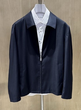 卡尔丹顿男装2024春季商务翻领夹克外套KEAS15115FAN6专柜12800