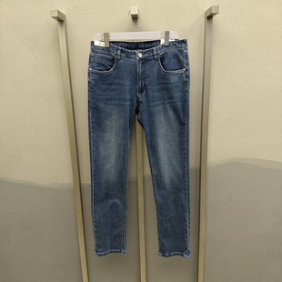 卡尔丹顿男装 牛仔裤 长裤 KFDS32302NYN2吊牌1380 春夏休闲耐磨修身