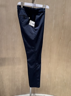 卡尔丹顿春夏款桑蚕丝商务直筒休闲裤长裤KEAS32225NAN6专柜1980