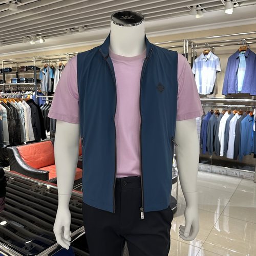 路卡迪龙标准春夏立领背心马甲