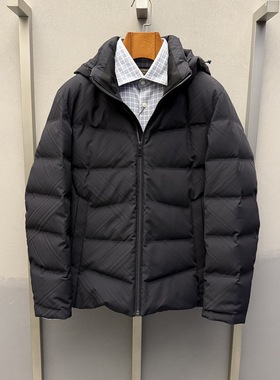 卡尔丹顿男装秋冬款连帽鹅绒羽绒服外套KFCW45908FAB1专柜5800