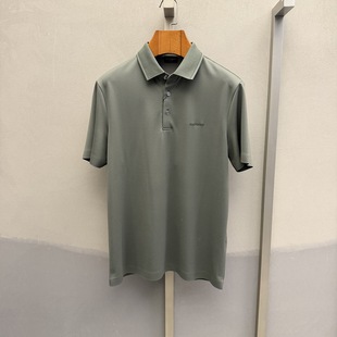 卡尔丹顿春夏款男装商务休闲翻领短袖T恤KGAS30133FAV6吊牌1980
