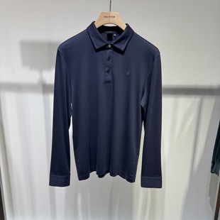 Hechter/丹尼爱特秋冬款商务休闲翻领长袖T恤LT42001专柜1890LD