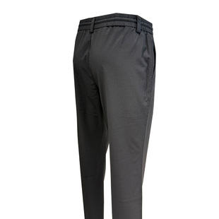 卡尔丹顿男士春夏松紧腰直筒商务休闲长裤KBCS42262NAB1吊牌1380