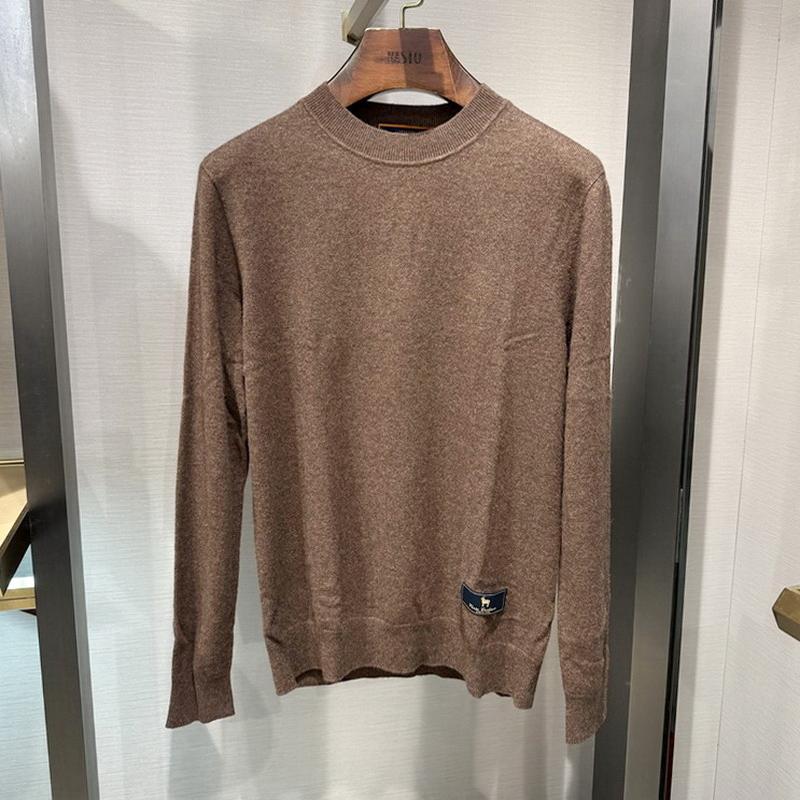 华斯度休闲圆领百搭秋冬羊绒衫