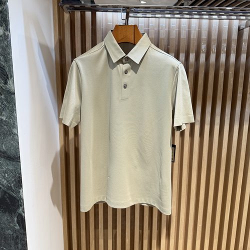 路卡迪龙桑蚕丝透气短袖POLO衫