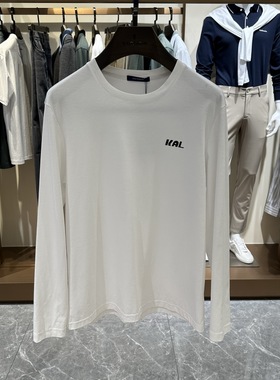 卡尔丹顿男装春秋款休闲圆领长袖T恤衫AC5S00510专柜1080