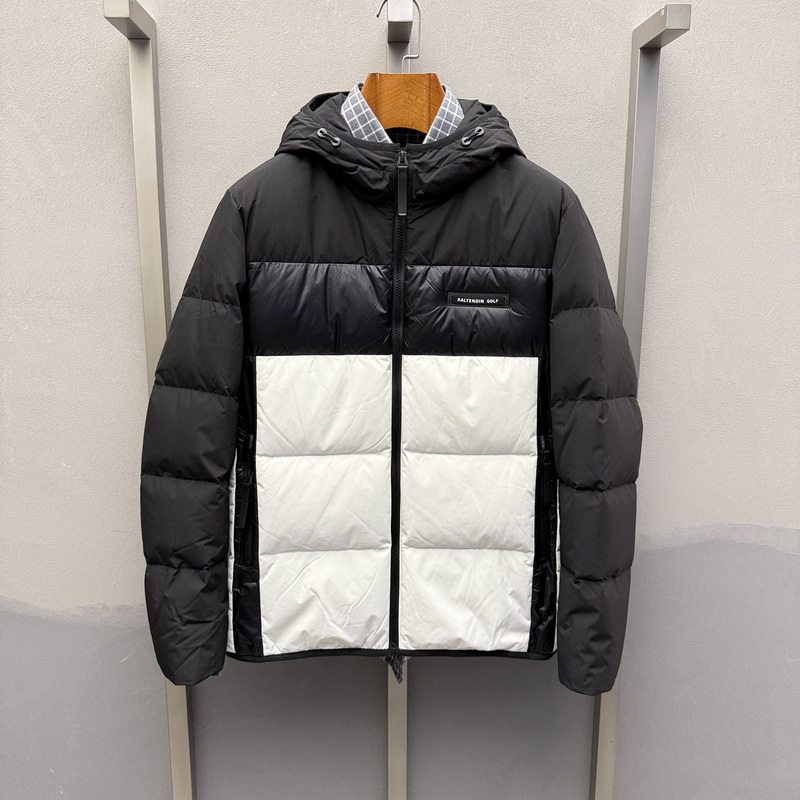 卡尔丹顿男装秋冬款商务休闲连帽羽绒服SEMW45905FAB8专柜2990