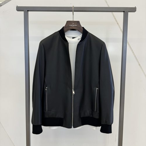Hechter/丹尼爱特秋冬款棒球领皮衣外套LF12001吊牌9990LD