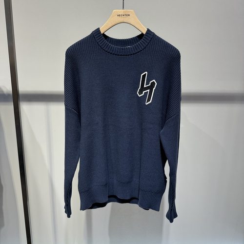 Hechter/丹尼爱特秋冬款商务休闲圆领毛衣HN41612吊牌1390LC柒