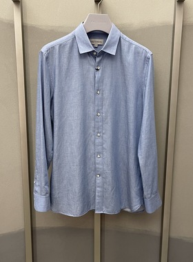 卡尔丹顿男装2021春夏都市休闲长袖衬衫KBBS23602PAN1专柜1680