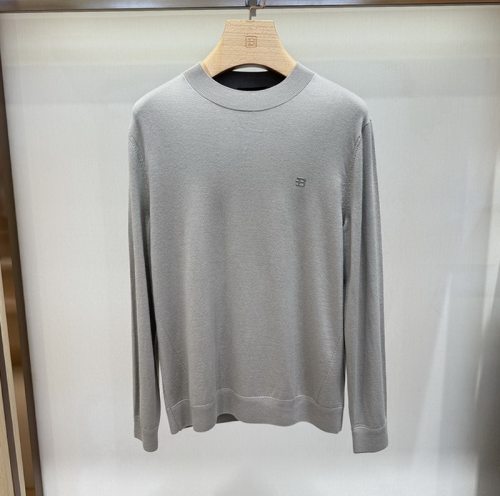 BOSSSUNWEN博斯绅威23秋冬针织圆领羊毛衫133122067160吊牌1980