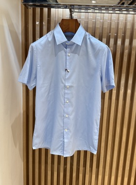 卡尔丹顿桑蚕丝商务休闲短袖衬衫衬衣春夏款KAAL03002专柜1980