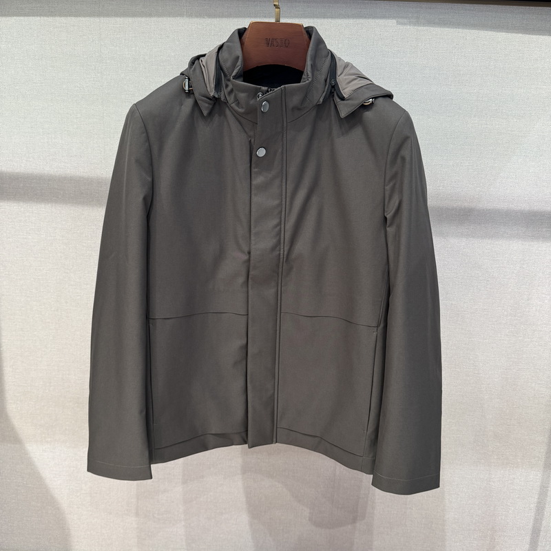 华斯度VASTO秋冬款羊毛皮内胆连帽尼克服外套22C127147专柜7689