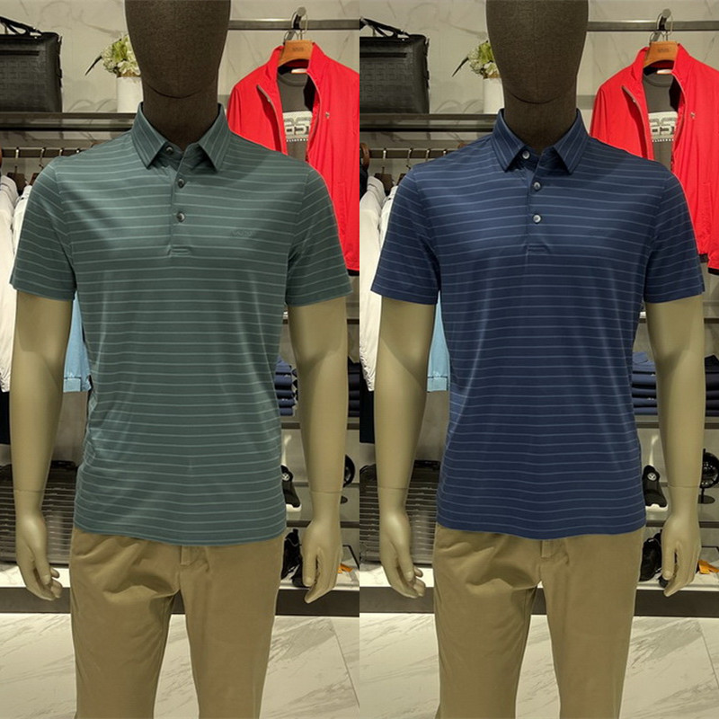 华斯度VASTO男装春夏商务都市桑蚕丝短袖T恤11C051066专柜3289