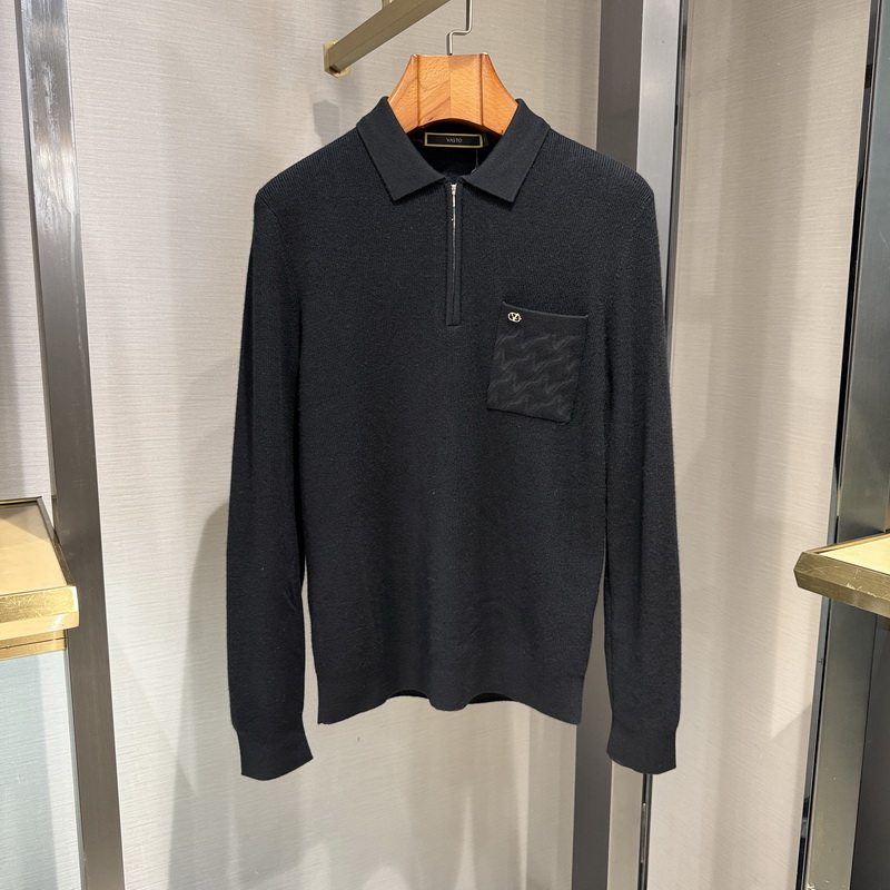 华斯度VASTO男装秋冬休闲翻领套头羊毛衫32F072011专柜2985