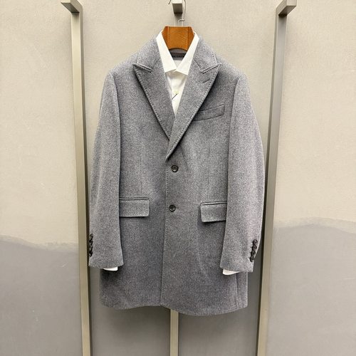 卡尔丹顿秋冬绵羊毛商务休闲毛呢大衣外套KFAW35803DAG2吊牌5800