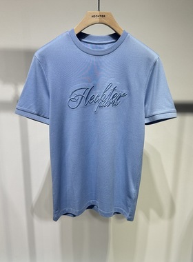 Hechter/丹尼爱特秋冬款商务休闲圆领短袖T恤HT21714专柜1590HC