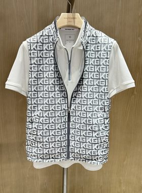卡尔丹顿春夏款立领双面穿休闲背心马甲SEMS25023LAG1吊牌2980