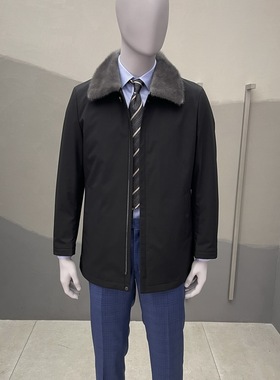 卡尔丹顿男装秋冬中长款外套商务休闲KBBW65626FAB1专柜8800