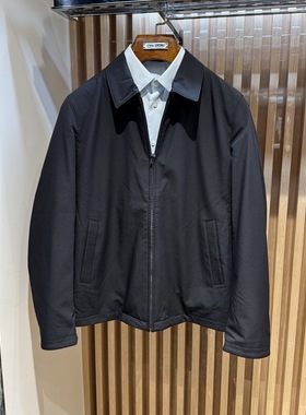 卡尔丹顿秋冬款兔毛皮内胆商务羽绒服翻领外套KABW65625专柜8800