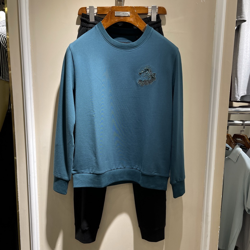 路卡迪龙男装圆领舒适休闲长袖运动套装111215205a专柜2980