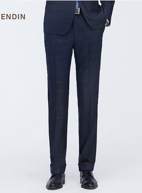 卡尔丹顿20年秋冬款羊毛直筒商务套西西裤KAAW12608NA专柜2300