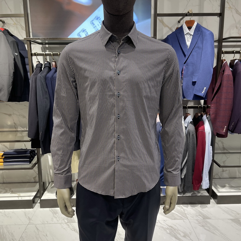 华斯度VASTO男装春秋款时尚都市修身版长袖衬衫01E042216专柜2286