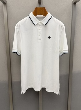 卡尔丹顿春夏款男装商务休闲翻领短袖T恤SGMS30119FAW1吊牌1698