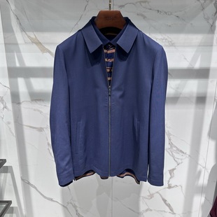 华斯度VASTO男装春夏款翻领绵羊毛商务夹克外套11C081016专柜4689