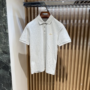 VASTO华斯度男装正品2025春夏商务翻领短袖T恤51Y051547吊牌1386